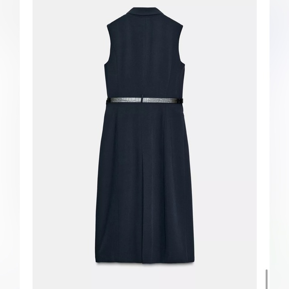 Zara NWT long waistcoat with belt 8899/537 - Picture 4 of 12